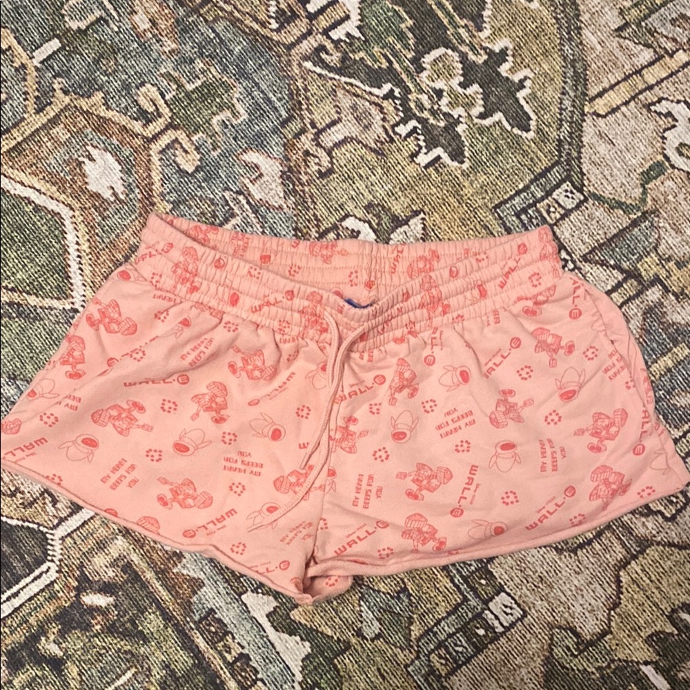 Pink Printed Women's Shorts